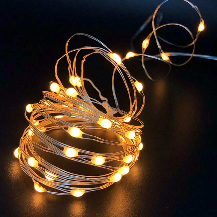 HOMESAKE - Multicolour LED Fairy Copper Decorative String Lights