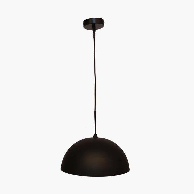 HOMESAKE Corsica Black Metallic Pendant Hanging Light - 25 x 12.5 cm