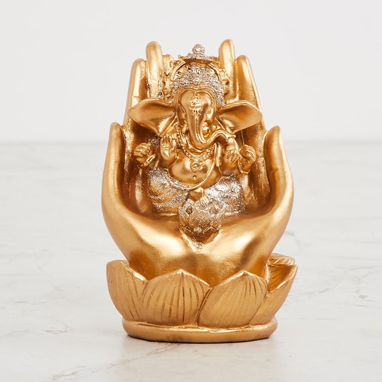 Corsica Jaguar Polyresin Ganesha Figurine