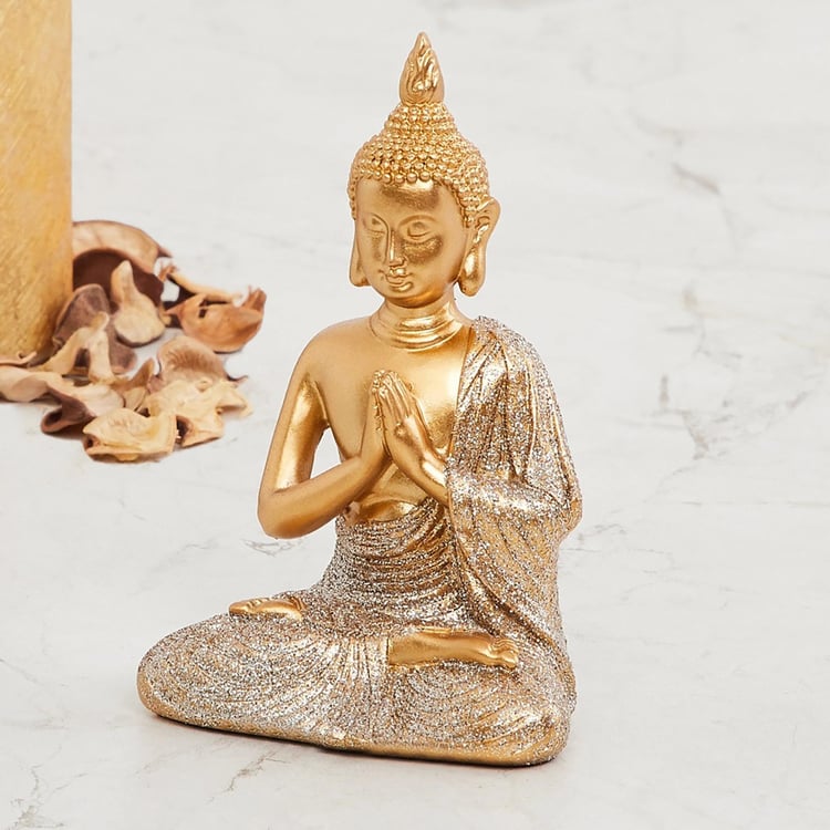 Corsica Jaguar Polyresin Buddha Figurine