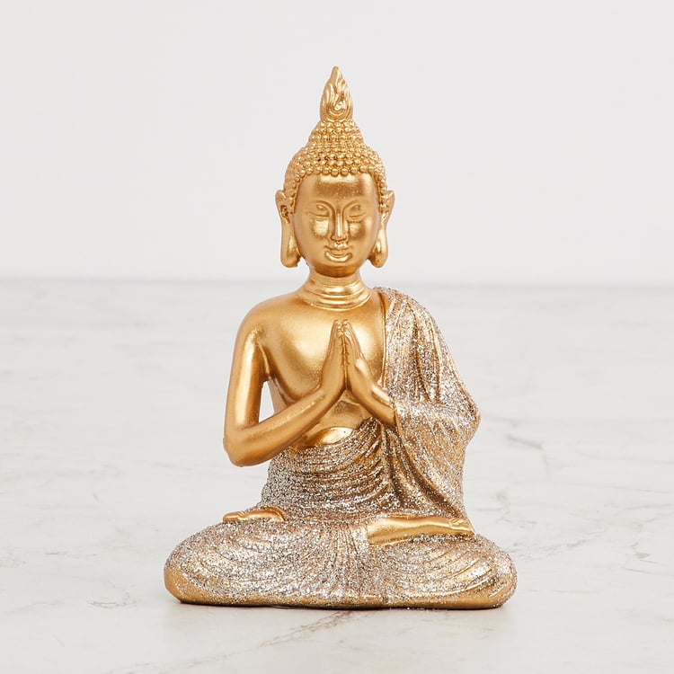 Corsica Jaguar Polyresin Buddha Figurine