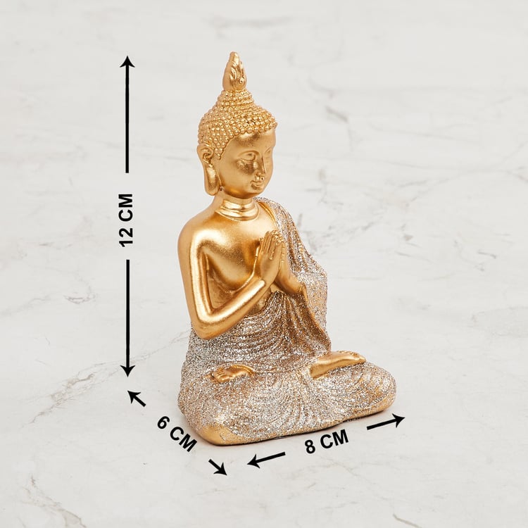 Corsica Jaguar Polyresin Buddha Figurine