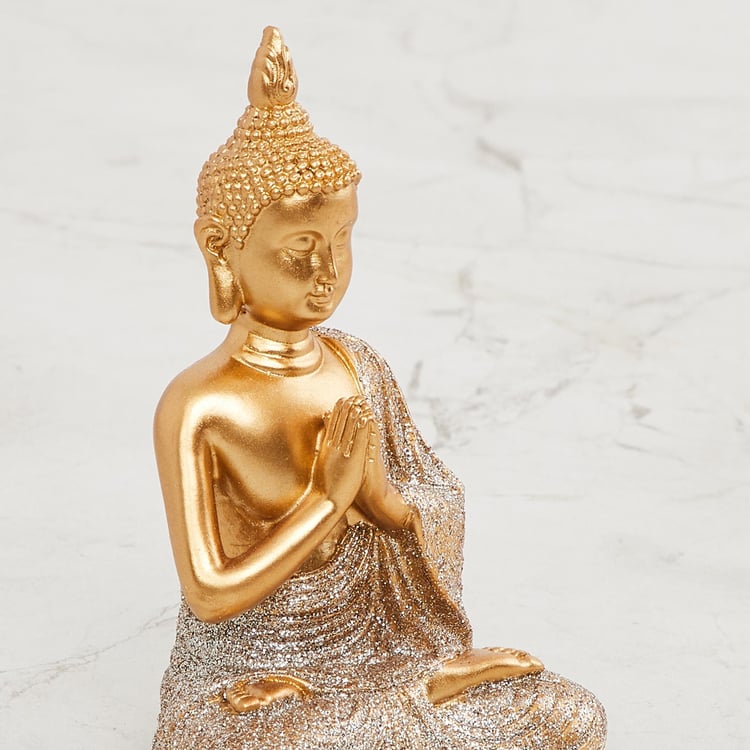 Corsica Jaguar Polyresin Buddha Figurine