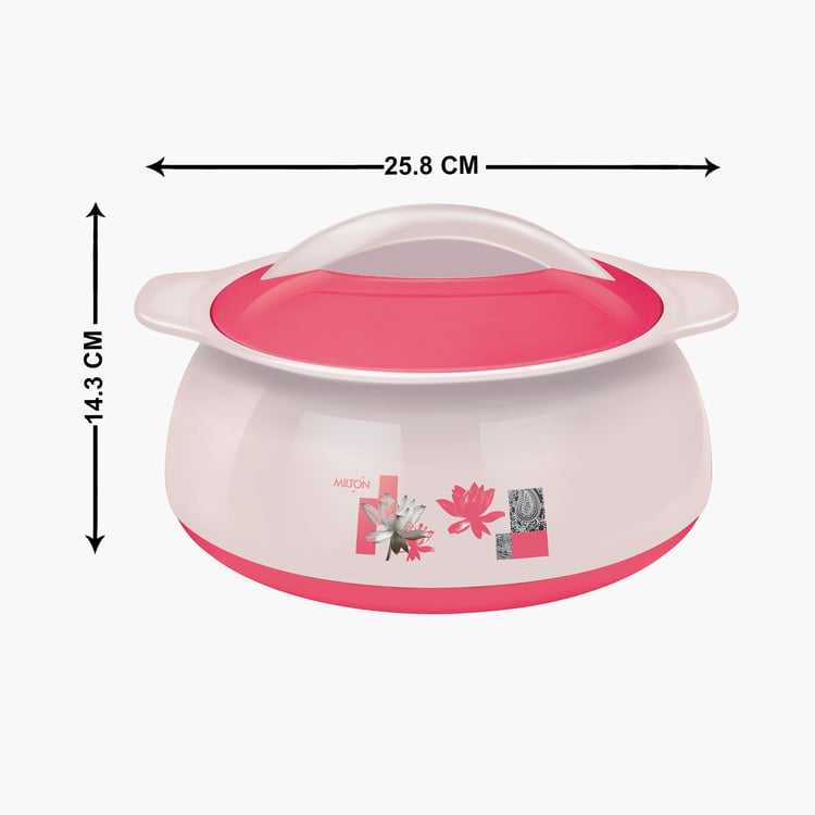 MILTON Multicolour Printed Polypropylene Casserole with Lid