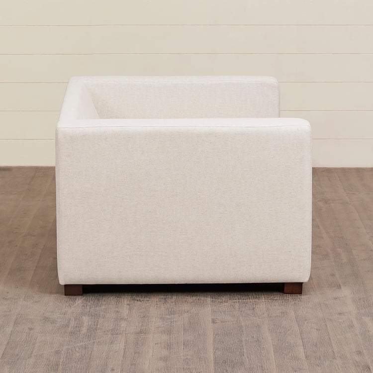 Cane Connection Fabric 2-Seater Sofa - Beige