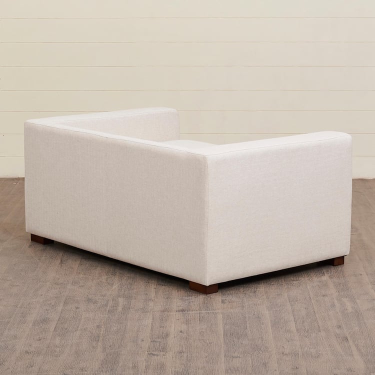 Cane Connection Fabric 2-Seater Sofa - Beige