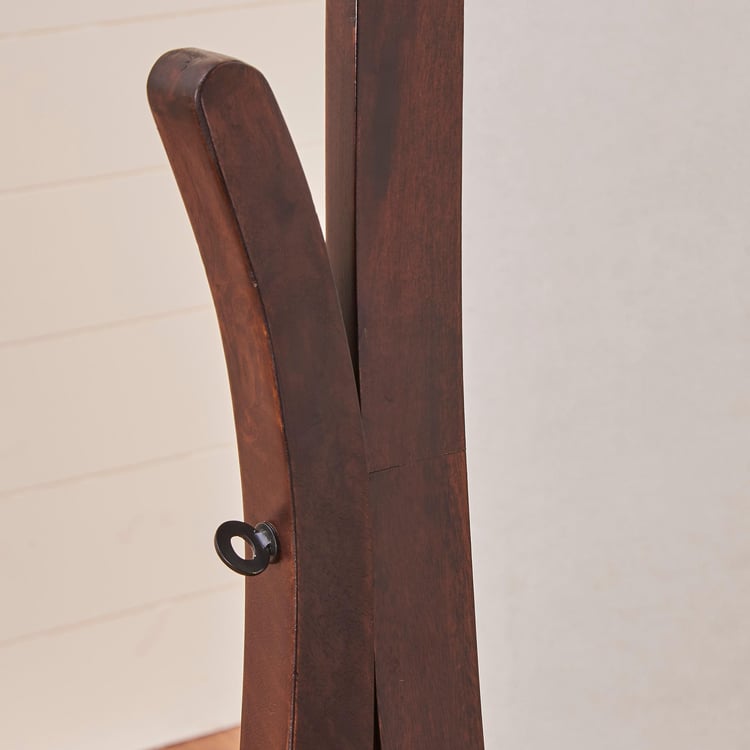 Regal Mango Wood Standing Mirror - Brown