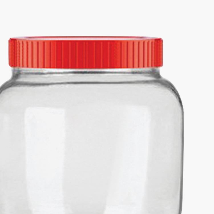 Corsica Essentials Transparent Airtight Glass Jar - 250ml - Set of 4