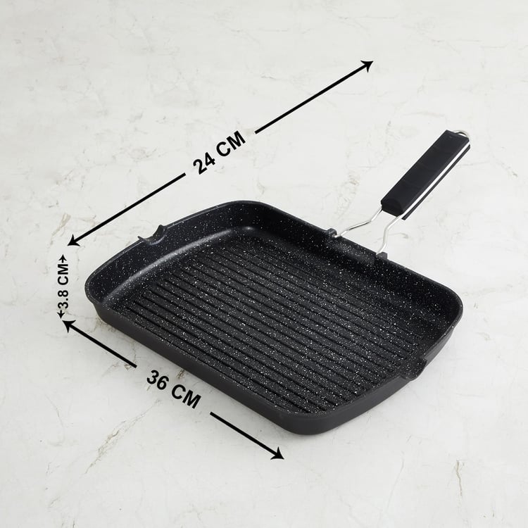 Truffles Aluminium Foldable Grill Pan