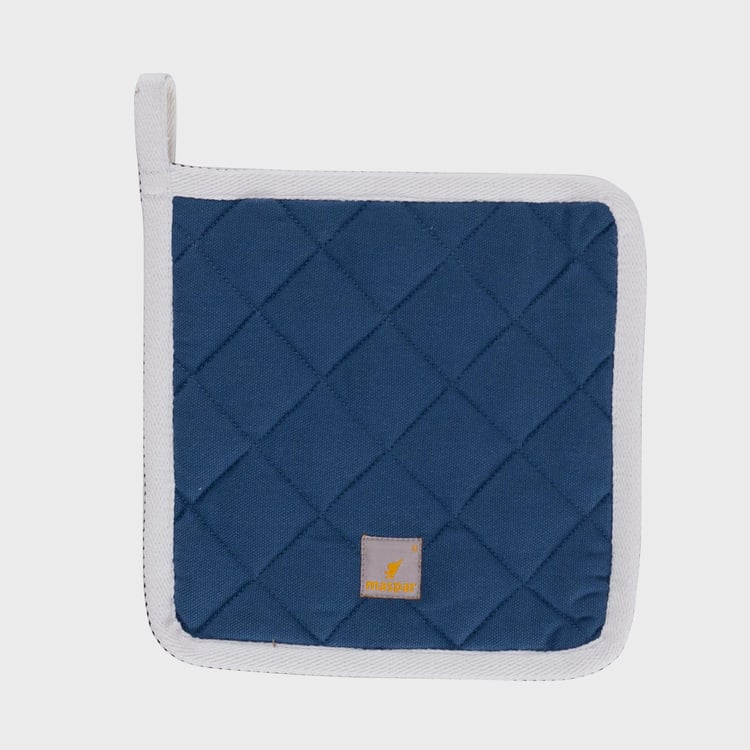 MASPAR Aspire Blue Cotton Pot Holder Set - 20x20cm - 2Pcs