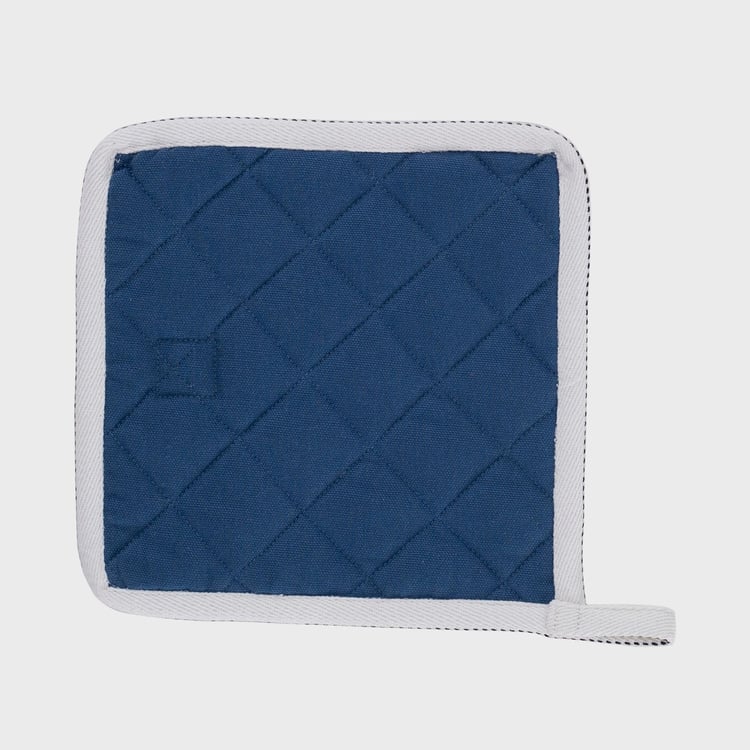 MASPAR Aspire Blue Cotton Pot Holder Set - 20x20cm - 2Pcs