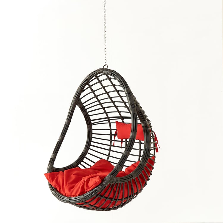 Helios Brezza Hanging Chair with Seat Cushions - Black