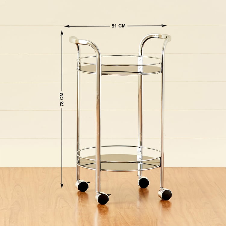 Patrick Serving Trolley - Chrome