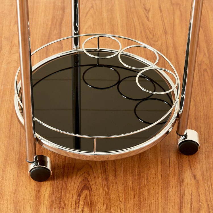 Trever Serving Trolley - Chrome