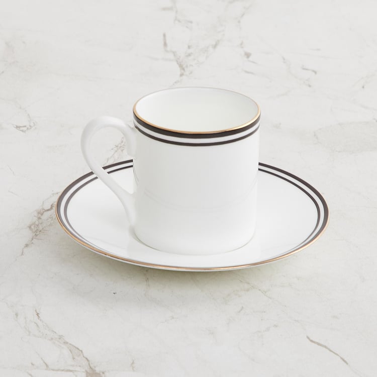 Andrey Muse Bone China Espresso Cup and Saucer