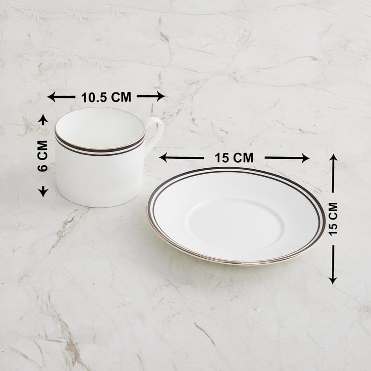 Andrey Muse Bone China Cup and Saucer - 250ml