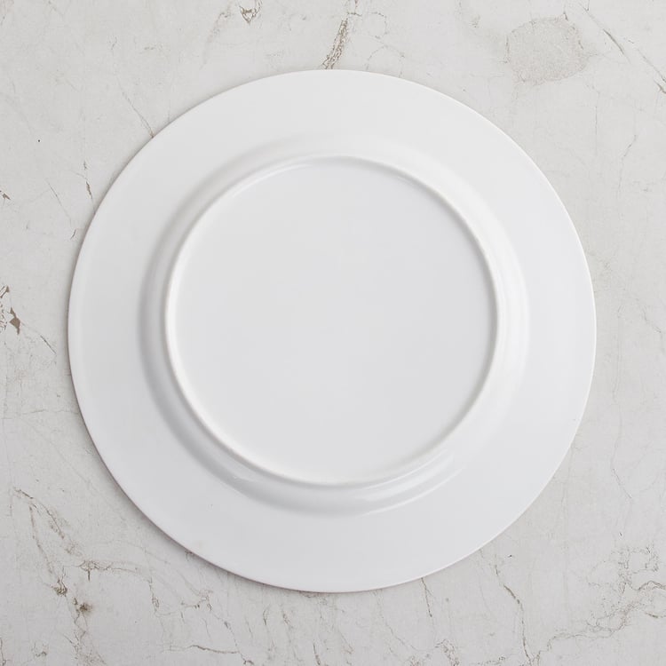 Andrey Bone China Rimmed Dinner Plate - 27cm