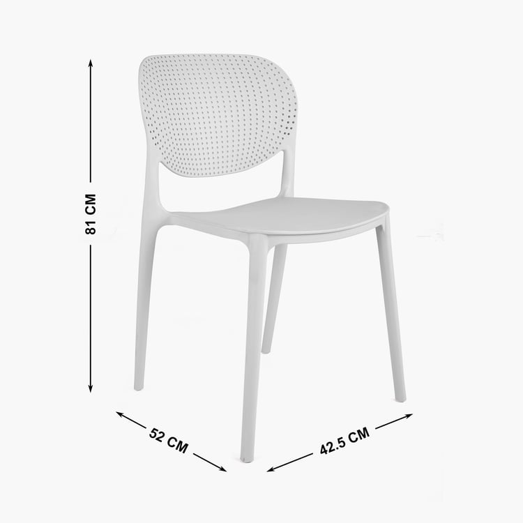 Eva Accent Chair - White