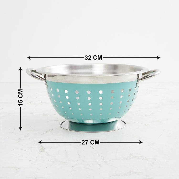 Rosemary Stainless Steel Colander with Handle