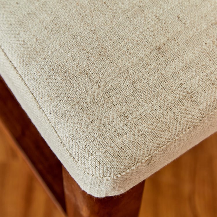 Cane Connection Set of 2 Sheesham Wood Dining Chairs - Brown