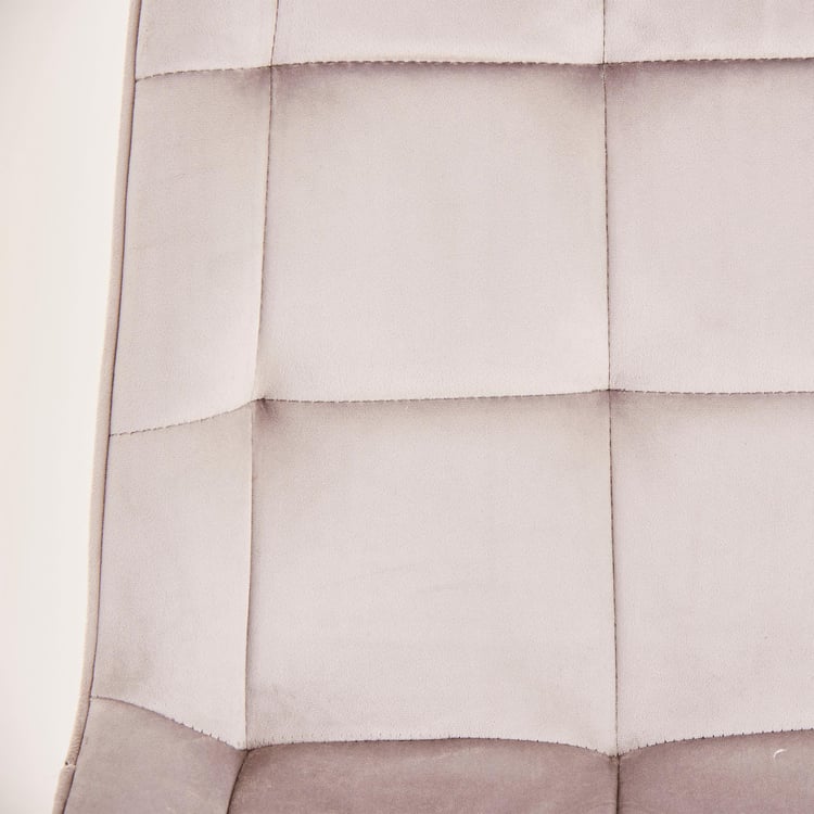 Bianca Set of 2 Velvet Dining Chairs - Grey