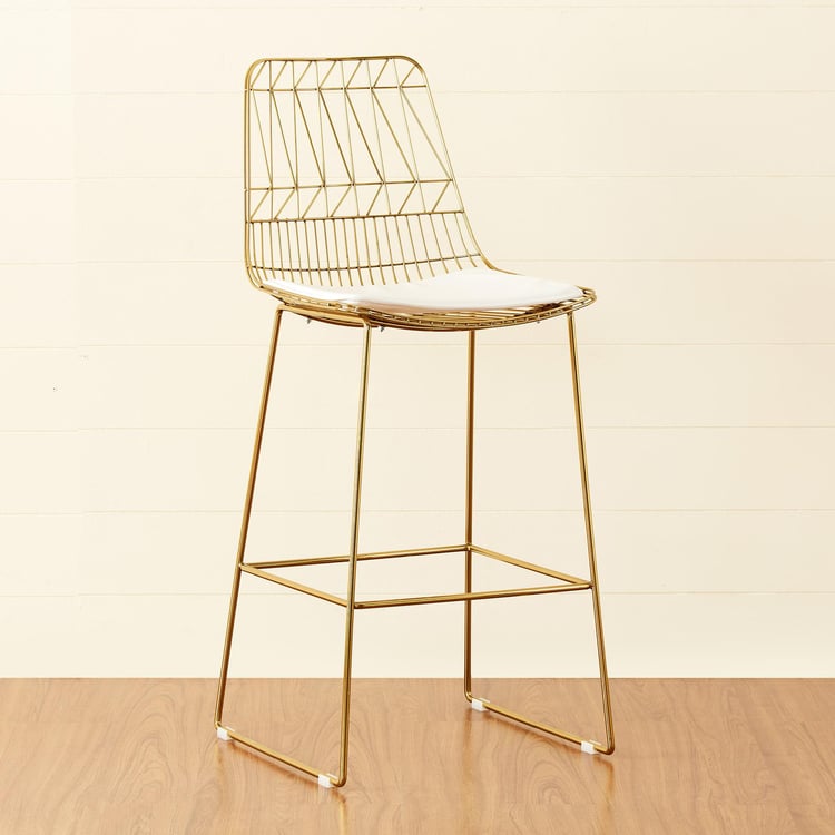 Jin Bar Stool - Gold