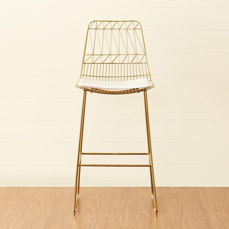 Jin Bar Stool - Gold