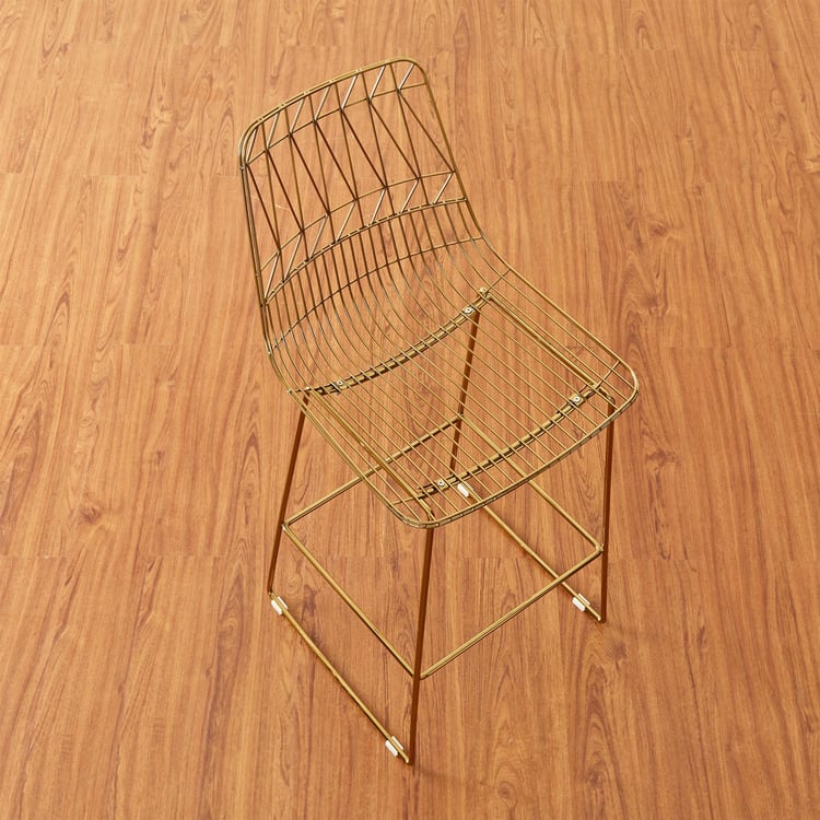 Jin Bar Stool - Gold