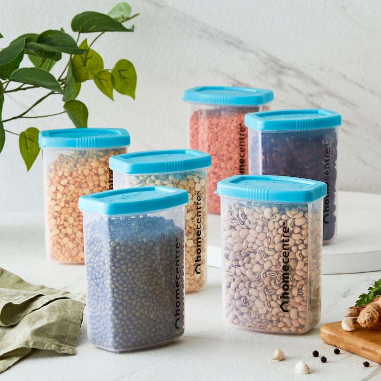 Corsica Stark Set of 6 Polypropylene Containers - 450ml