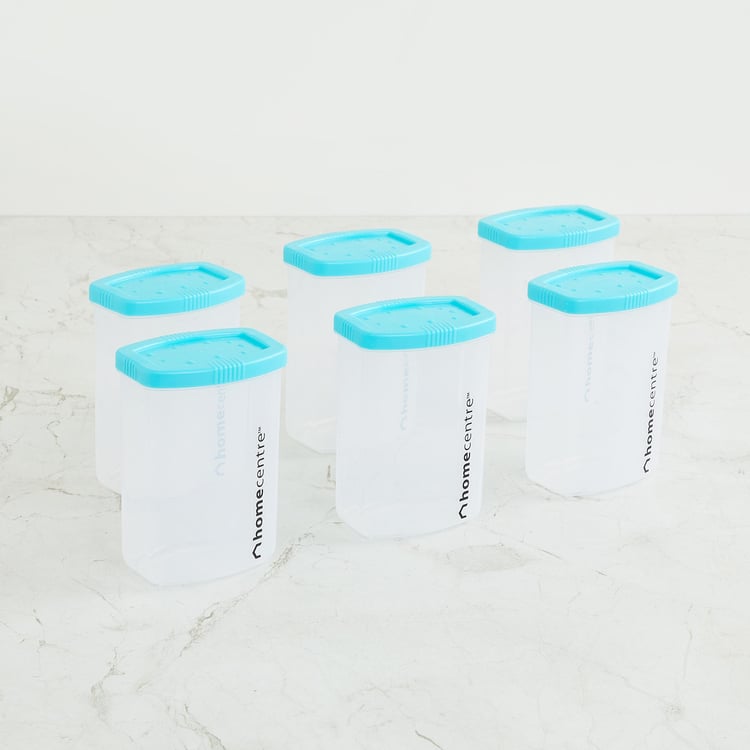 Corsica Stark Set of 6 Polypropylene Containers - 450ml