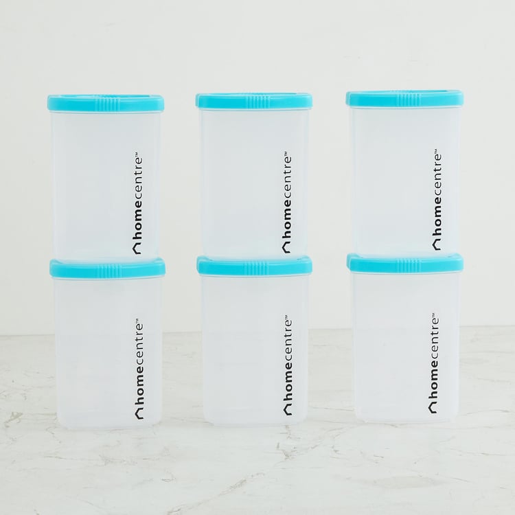 Corsica Stark Set of 6 Polypropylene Containers - 450ml