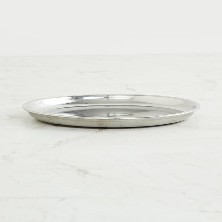 Corsica Aristo Set of 6 Stainless Steel Plates - 19cm