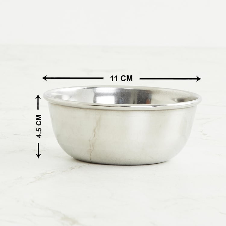 Corsica Aristo Set of 6 Stainless Steel Bowls - 300ml