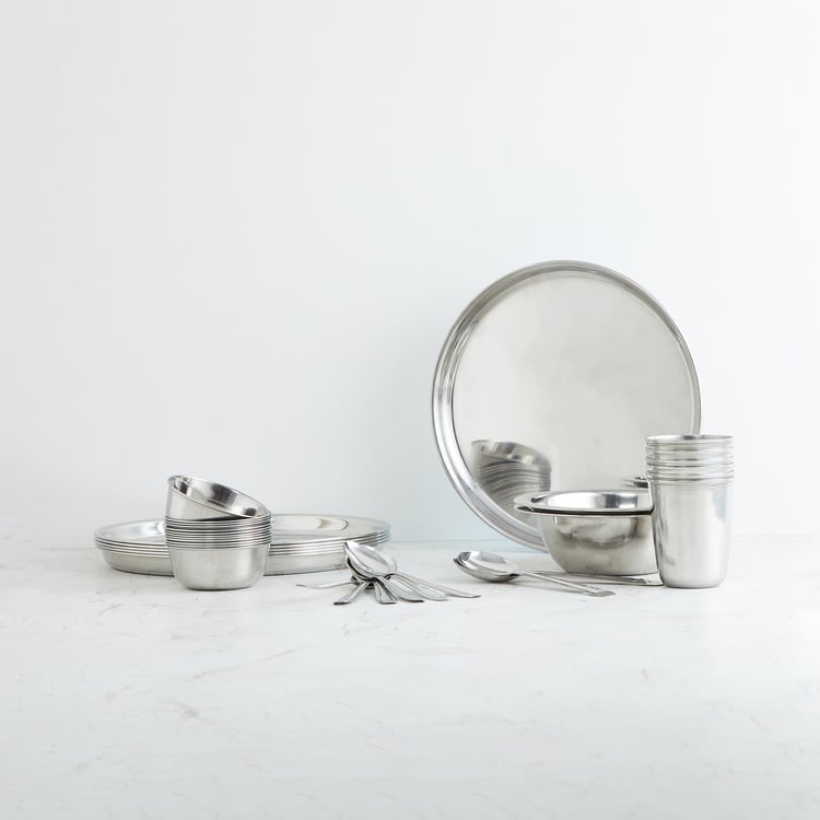 Corsica Aristo 34Pcs Stainless Steel Dinner Set