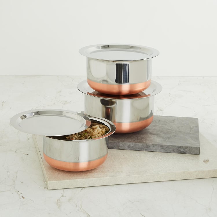 Corsica Aristo 6Pcs Stainless Steel Tope and Lid Set