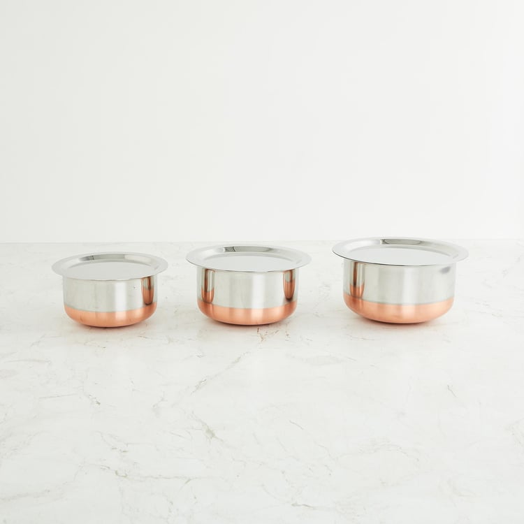 Corsica Aristo 6Pcs Stainless Steel Tope and Lid Set