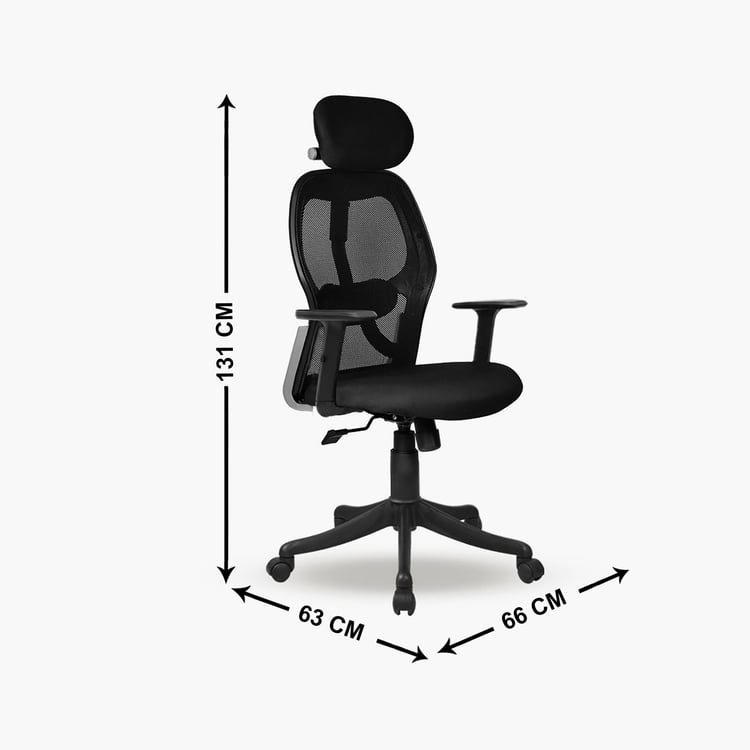 Granby Nxt Mesh High Back Office Chair - Black