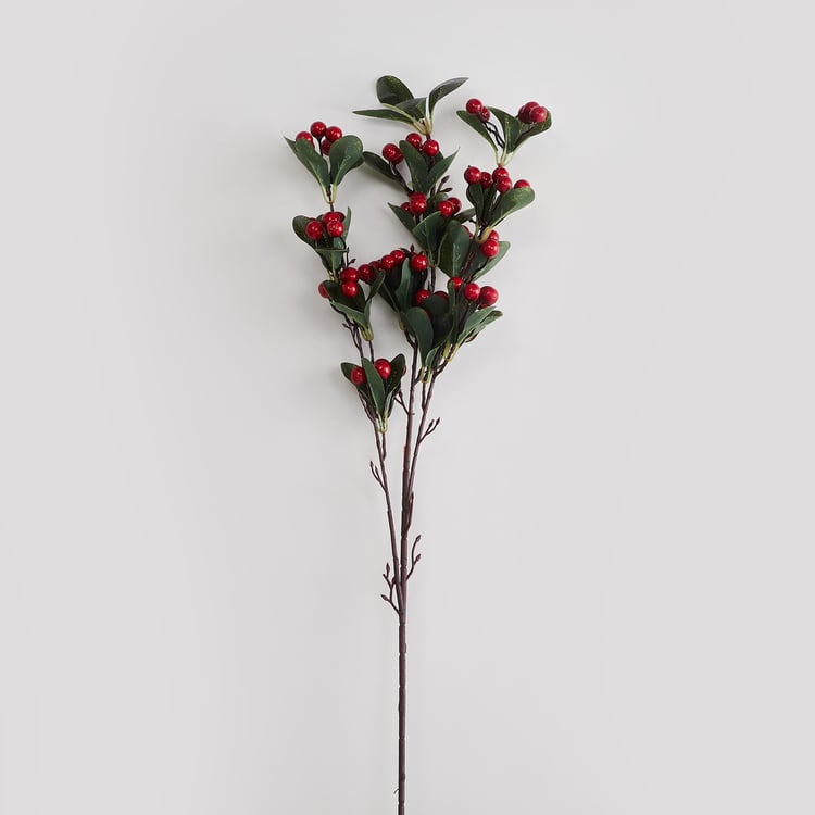 Fiesta Red Plastic Flower Stick