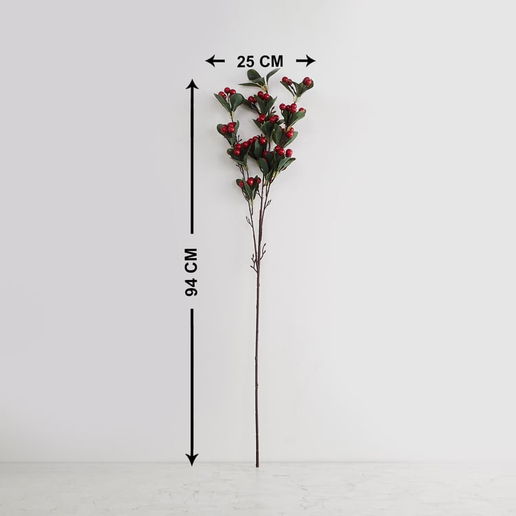 Fiesta Red Plastic Flower Stick