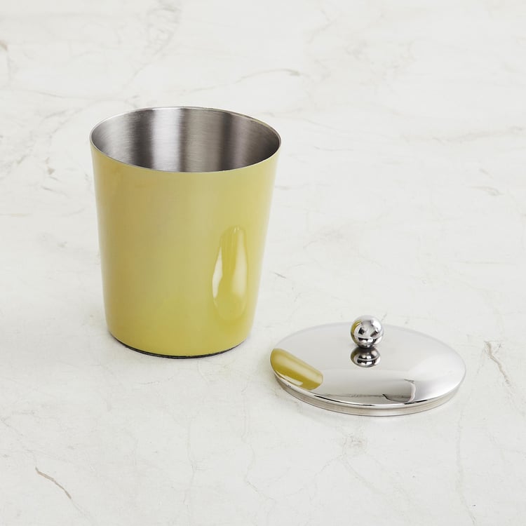Health Living Blue Solid Stainless Steel Storage Tumbler with Lid - 8.6x11cm