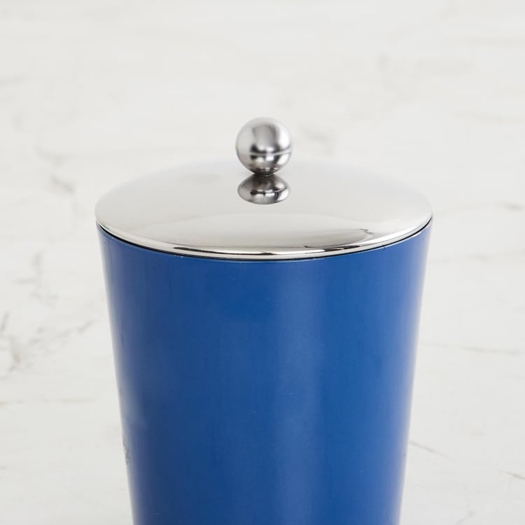 Health Living Blue Solid Stainless Steel Storage Tumbler with Lid - 8.6x11cm