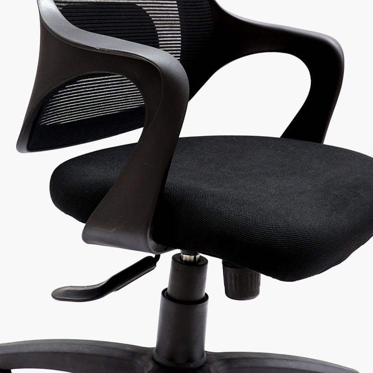 Aurora Mesh Medium Back Office Chair - Black