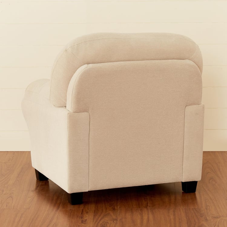 Celine Fabric 1-Seater Sofa - Beige