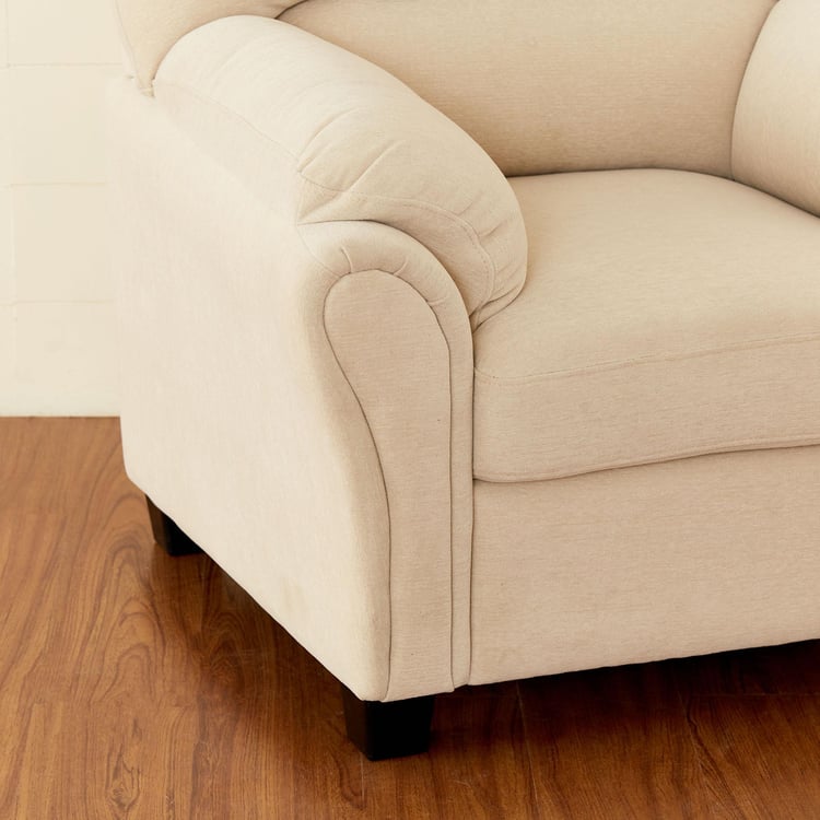 Celine Fabric 1-Seater Sofa - Beige