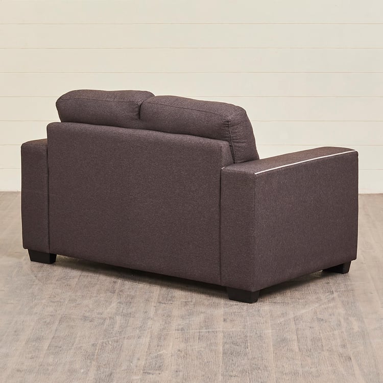 Duke Fabric 2-Seater Sofa - Brown