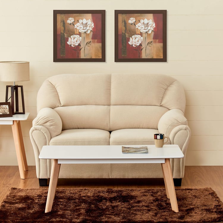 Celine Fabric 2-Seater Sofa - Beige