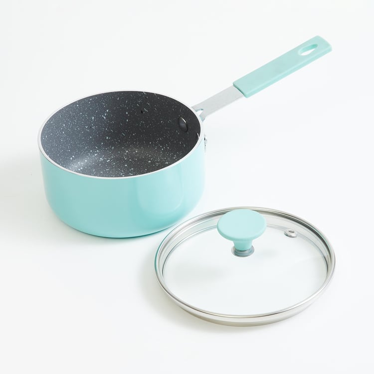 Corsica Jaguar Pink Aluminium Mini Sauce Pan With Lid - 12cm