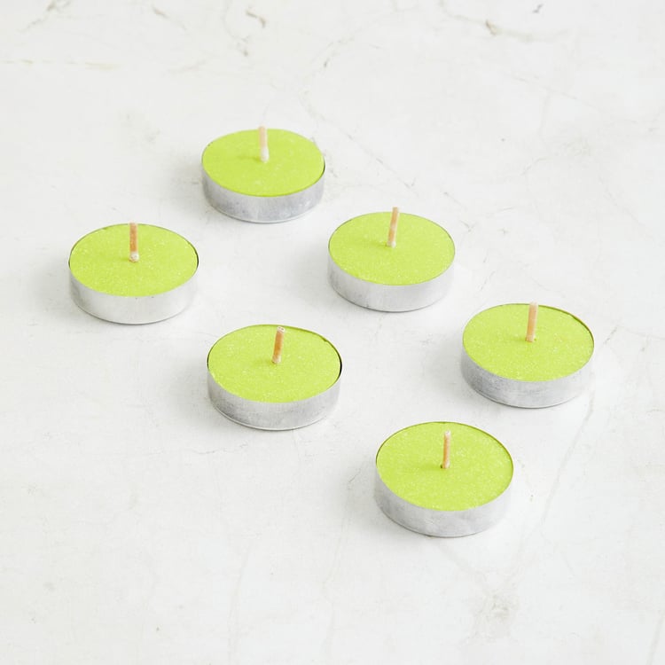 Gardenia Set of 6 Citronella Scented T-Light Candles