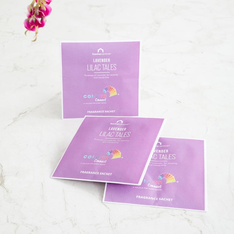 Colour Connect Set of 3 Lavender Fragrance Sachets - 10gm