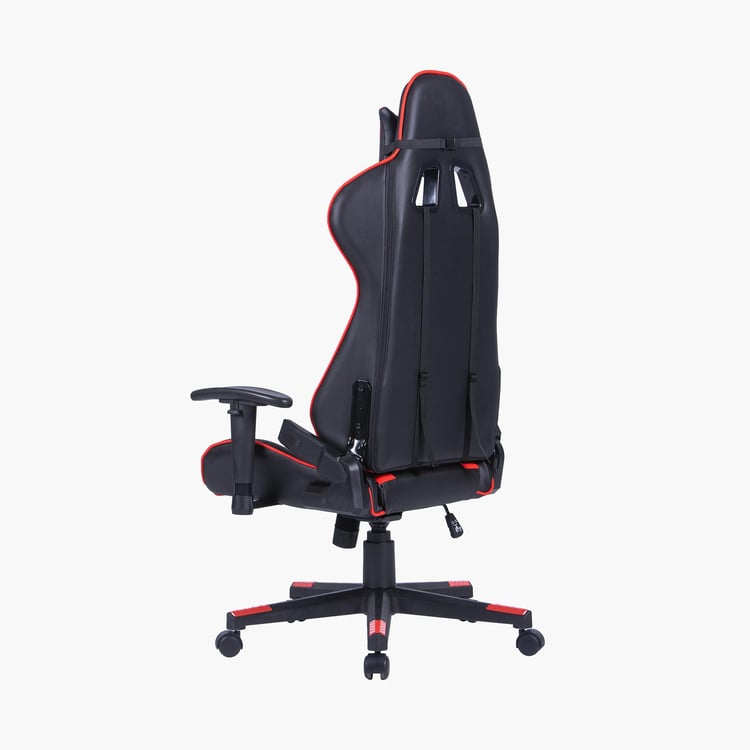 Champion Buddy Faux Leather High Back Gaming Chair - Black and Red